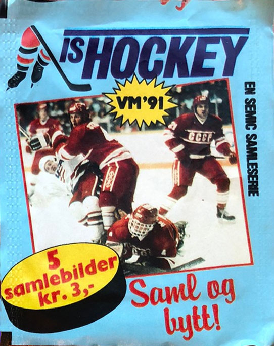 1991 Semic Hockey VM (Swedish) Stickers #74 Mark Recchi